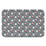 Santa Claus And Friends Pattern Print Indoor Door Mat