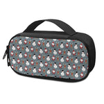 Santa Claus And Friends Pattern Print Insulin Cooler Travel Case