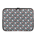 Santa Claus And Friends Pattern Print Laptop Sleeve