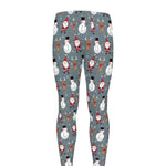 Santa Claus And Friends Pattern Print Men's leggings