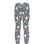 Santa Claus And Friends Pattern Print Men's leggings