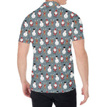 Santa Claus And Friends Pattern Print Men's Shirt