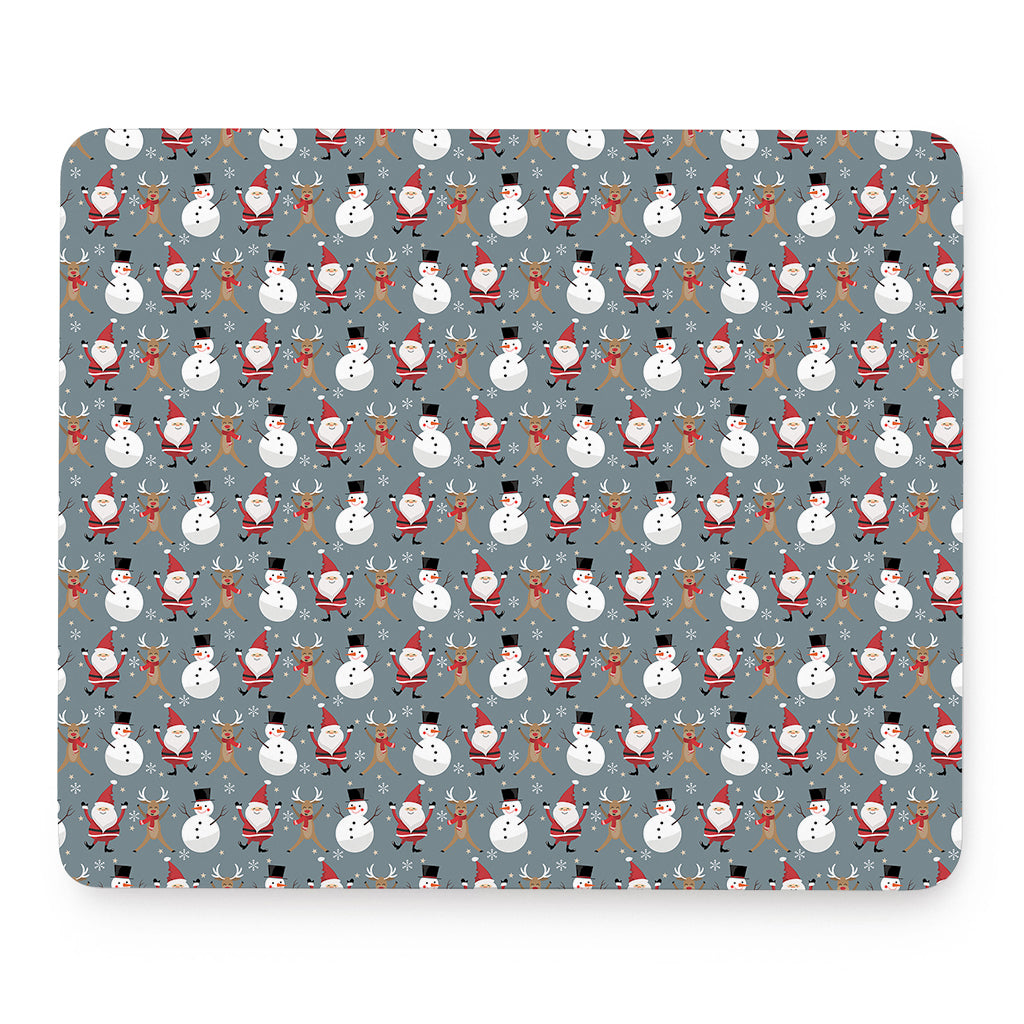 Santa Claus And Friends Pattern Print Mouse Pad