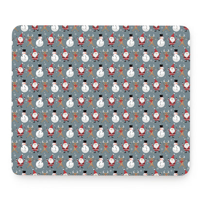 Santa Claus And Friends Pattern Print Mouse Pad
