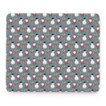 Santa Claus And Friends Pattern Print Mouse Pad