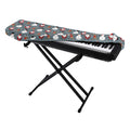 Santa Claus And Friends Pattern Print Piano Keyboard Cover