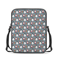 Santa Claus And Friends Pattern Print Rectangular Crossbody Bag