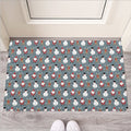 Santa Claus And Friends Pattern Print Rubber Doormat
