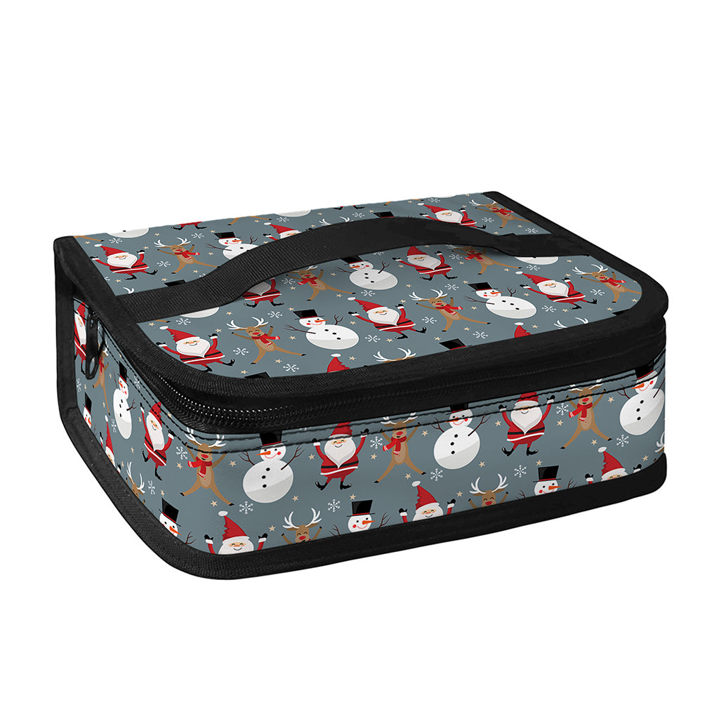 Santa Claus And Friends Pattern Print Small Lunch Bag
