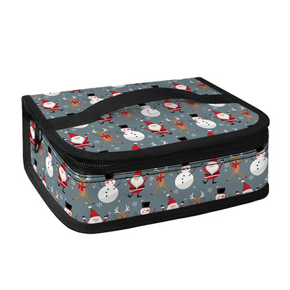 Santa Claus And Friends Pattern Print Small Lunch Bag