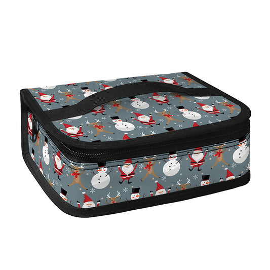 Santa Claus And Friends Pattern Print Small Lunch Bag