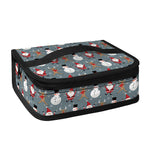 Santa Claus And Friends Pattern Print Small Lunch Bag