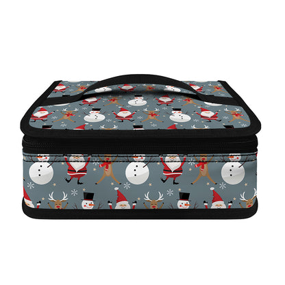 Santa Claus And Friends Pattern Print Small Lunch Bag
