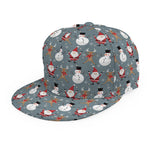 Santa Claus And Friends Pattern Print Snapback Cap