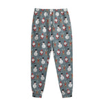 Santa Claus And Friends Pattern Print Sweatpants
