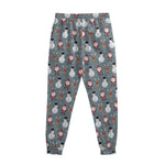 Santa Claus And Friends Pattern Print Sweatpants