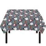 Santa Claus And Friends Pattern Print Tablecloth