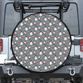 Santa Claus And Friends Pattern Print Tire Cover