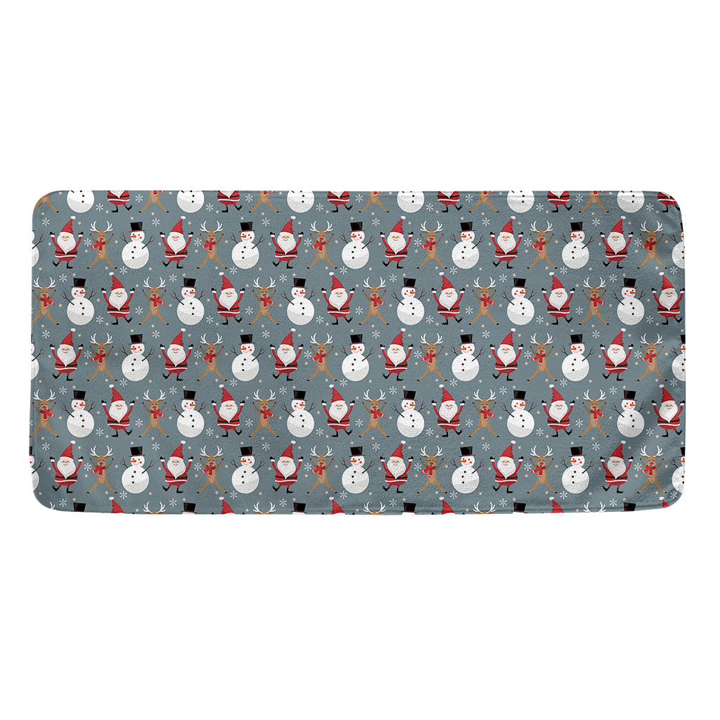 Santa Claus And Friends Pattern Print Towel