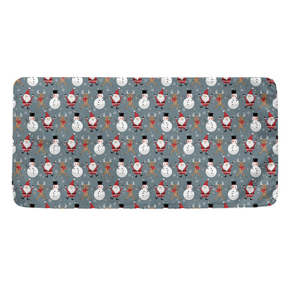 Santa Claus And Friends Pattern Print Towel