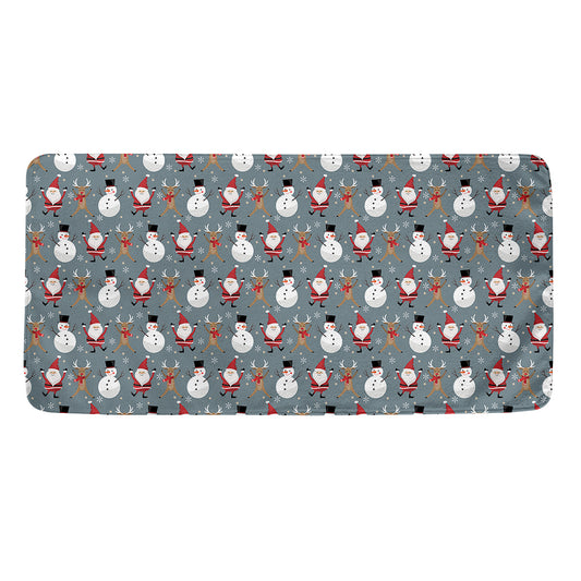 Santa Claus And Friends Pattern Print Towel