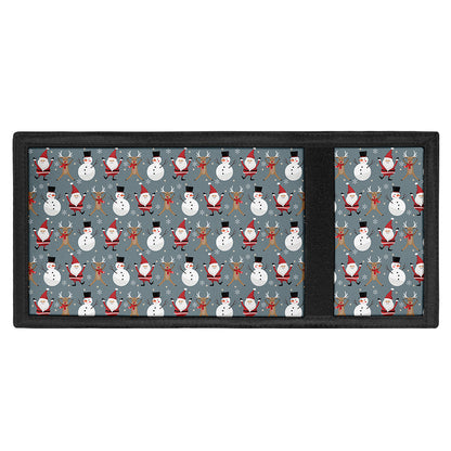 Santa Claus And Friends Pattern Print Trifold Wallet