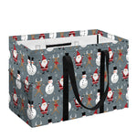 Santa Claus And Friends Pattern Print Utility Tote Bag