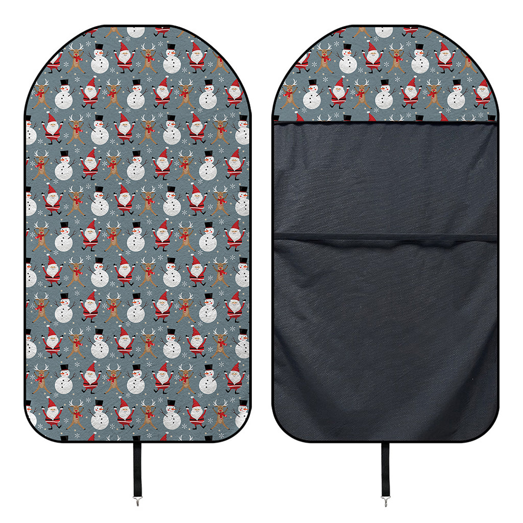 Santa Claus And Friends Pattern Print Waterproof Car Seat Cover