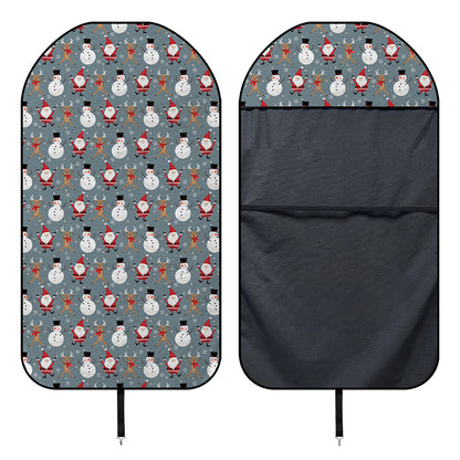 Santa Claus And Friends Pattern Print Waterproof Car Seat Cover