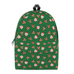 Santa Claus And Reindeer Emoji Print Backpack