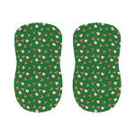 Santa Claus And Reindeer Emoji Print Bar Stool Covers