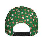 Santa Claus And Reindeer Emoji Print Baseball Cap
