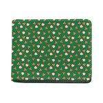 Santa Claus And Reindeer Emoji Print Bifold Wallet