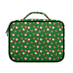 Santa Claus And Reindeer Emoji Print Briefcase Bible Bag