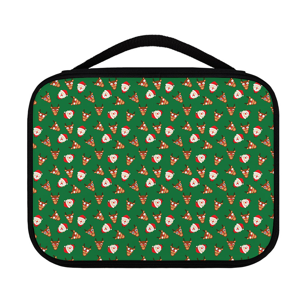 Santa Claus And Reindeer Emoji Print Classic Bible Case