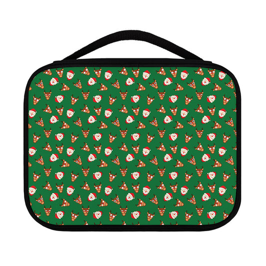 Santa Claus And Reindeer Emoji Print Classic Bible Case