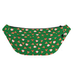 Santa Claus And Reindeer Emoji Print Fanny Pack