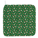 Santa Claus And Reindeer Emoji Print Hand Towel
