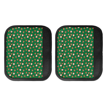 Santa Claus And Reindeer Emoji Print Handle Covers