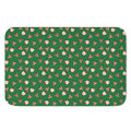 Santa Claus And Reindeer Emoji Print Indoor Door Mat