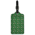 Santa Claus And Reindeer Emoji Print Luggage Tag
