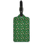 Santa Claus And Reindeer Emoji Print Luggage Tag
