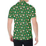Santa Claus And Reindeer Emoji Print Men's Shirt