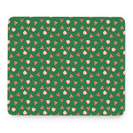 Santa Claus And Reindeer Emoji Print Mouse Pad