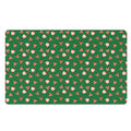 Santa Claus And Reindeer Emoji Print Polyester Doormat