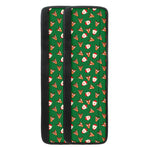 Santa Claus And Reindeer Emoji Print Refrigerator Handle Covers