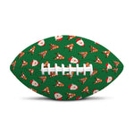 Santa Claus And Reindeer Emoji Print Rugby Ball