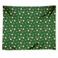 Santa Claus And Reindeer Emoji Print Tapestry