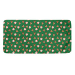 Santa Claus And Reindeer Emoji Print Towel
