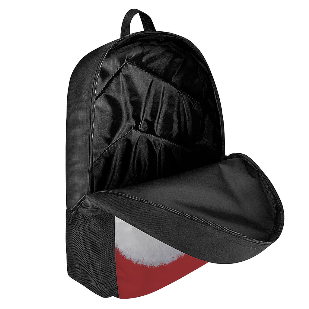 Santa Claus Beard Print 17 Inch Backpack